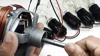 Turn fan motor in to small generator