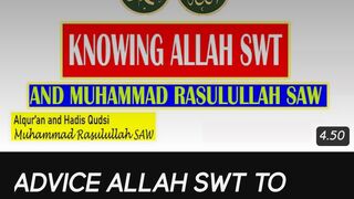 ADVICE ALLAH SWT TO HUMANITY Adam's