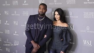 Kanye Kardashian West and Kim Kardashian West at the WSJ. Magazine 2019 Innovator