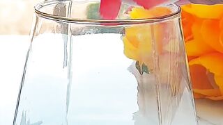STRAWBERRY FIZZA berry good day to have strawberry drinks.Yummy
