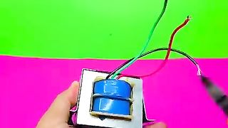 How to make a soldering iron at home easily||using a 220 volt transformer