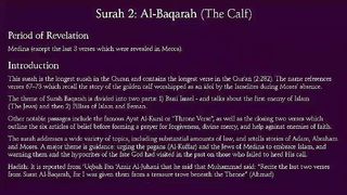 Surah Al baqarah part 1