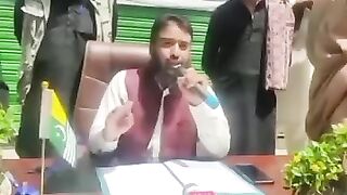 Historic press conference of Ghazi Shahzad at Palindri