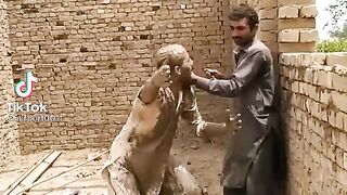 dance on dhol full funny video of labour funny clip