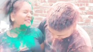 indian couples pestival holi video WhatsApp status #shortstus#shorts