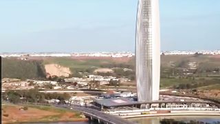 This tower is the largest tower in Africa and is located in Morocco