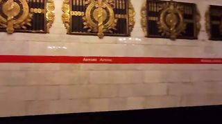 The magnificent metro station of Saint Petersburg in Russia. ❤️