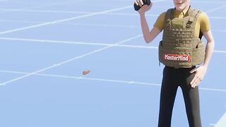 How Bulletproof Jacket Works __ #3danimation #shorts #3d.