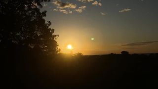Sunset from afar