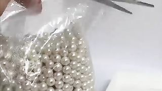 pearl bag #diy #beingcraftee #craft #diyhandmadeaccessories.