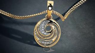 The Twisted Heart Pendant