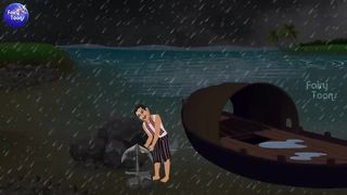 গ্রামের নদীতে জলপরী