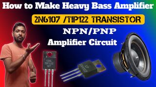 How to make Audio Amplifier Circuit at homemade