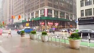 Rain on New York