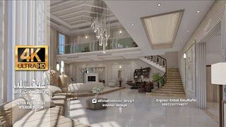 Modern villa (modern villa with interior decorations with garden and swimming pool) Eng. Ahmed Al-Muzaffar- UAE