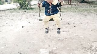 Hoorab swing is swinging at park
