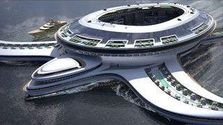 Pangeos The Terayacht- Saudi Arabia $8 billion Floating City Mega Project That Look Like A Turtle