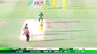 Sharjeel Khan batting against Australia