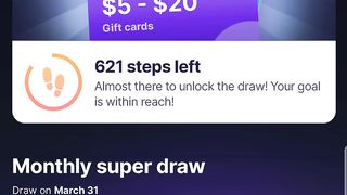 you can earn rewards simply by walking.