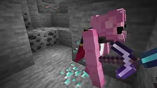 Minecraft girl moment
