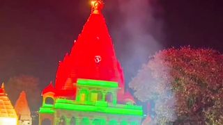 होलिका दहन #mahakal #ujjain #mahakaleshwar #holi #holika #explorepage
