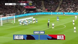 England 0-1 Brazil Endrick Scores Late Winner Highlights