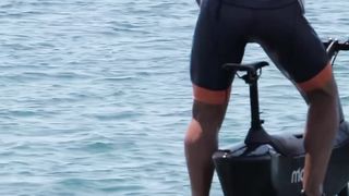 a water bike that can ride on water