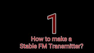 TOP 4 FM Transmitter Circuit Diagram