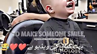 Funny hair cut