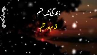 Zindagi main qasam