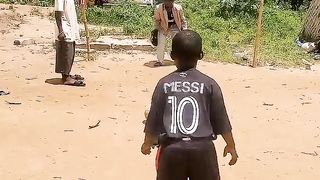 Funny Football playing