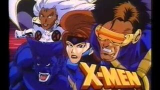 X-MEN 1994 Japanese Opening HD (Remastered with Neural Network AI)