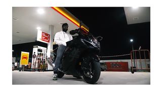 I saw this bike for the first time in my life.