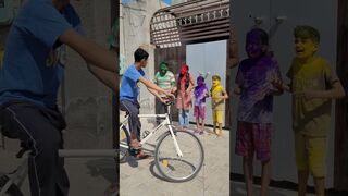 Ram ji Aunty ke Sath Holi ???? SANSAR #shorts #funny.