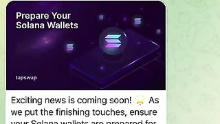 TapSwap Готовьте свои кошельки Solana 1