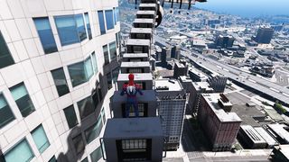 GTA 5 Spiderman vs Hulk Water Fails #spiderman #ironspiderman #gta5