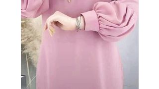 Beautiful and latest Balloon Sleeves Design Dress