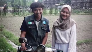 Me vespa and my sister