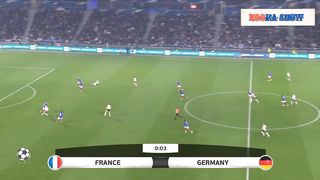 Germany first goal against France.