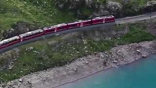 Glacier Express Train Switzerland