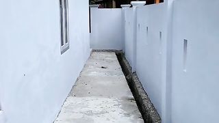 Membalas kebun lahan sempit samping rumah yg aku bangun sendiri, dengan tanganku sendiri sampe kapalan