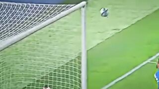 Kick in goal