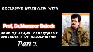 Exclusie interview dr manzor baloch