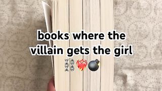 books where she falls for the villain #books #booktube #bookish #shorts