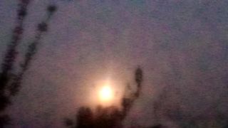 Beautiful moon sitting