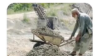Old man working