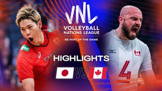 BIG MATCH - JAPAN vs CANADA | Highlights | Men's VNL 2024