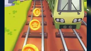 Playing games subway surf