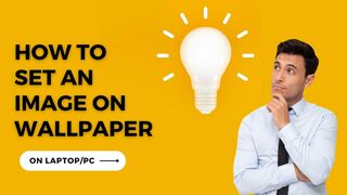Apne Laptop/Pc ke desktop per apni pasand ka wallpaper lagao.| How to display a custom wallpaper on desktop screen. |Azam Tech
