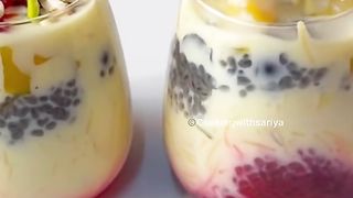 Healthy shake, desert food